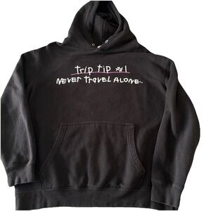 After School Special Hoodie size XL Trip Tip #1 Never travel alone mushrooms